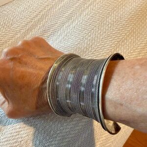 Vintage Sterling Silver Cuff Bracelet